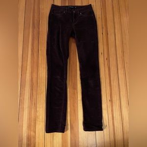 Purple Calvin Klein Corduroy Jeans 2x32